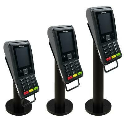 Max Michel Halterung f&uuml;r Verifone V200c/V400c, runde Abdeckung, Pole 180 mm